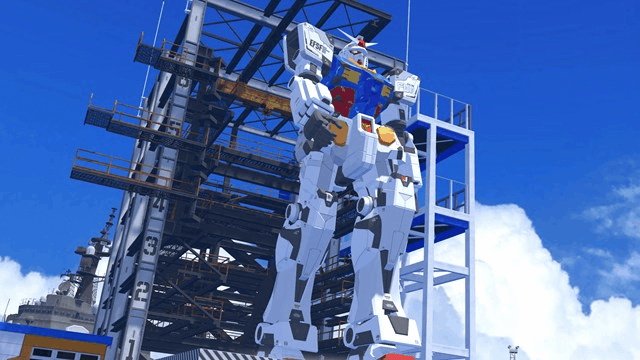 VRChat『Yokohama』ワールドのガンダム