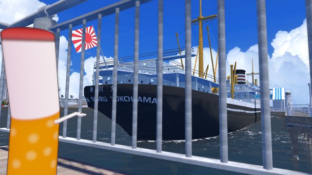 VRChat『Yokohama』ワールドの氷川丸