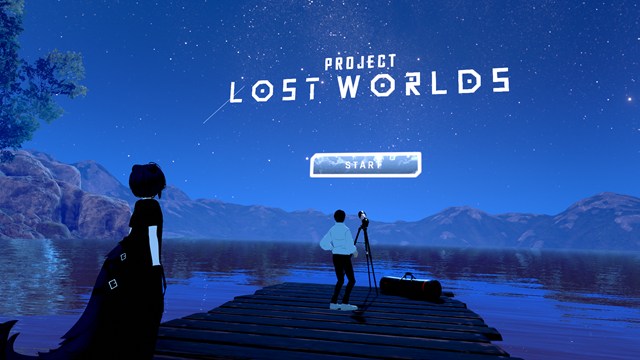 Project Lost Worldsのスタート画面